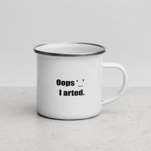 Load image into Gallery viewer, Oops I Arted Enamel Mug [L]
